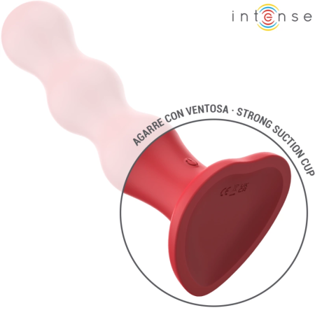INTENSE Cody Red Wireless Vibrating Device with Suction Cup Silicone