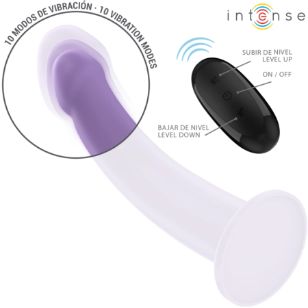 Intense Eddie Remote Control Silicone Intimate Machine 17.5cm Purple 10 Modes