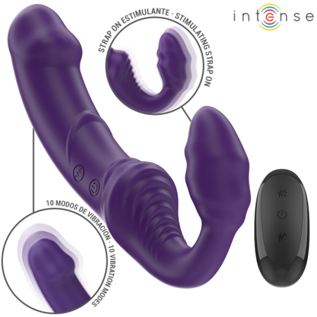 Intense JILL Double Stimulation Device 20 cm Purple Remote USB