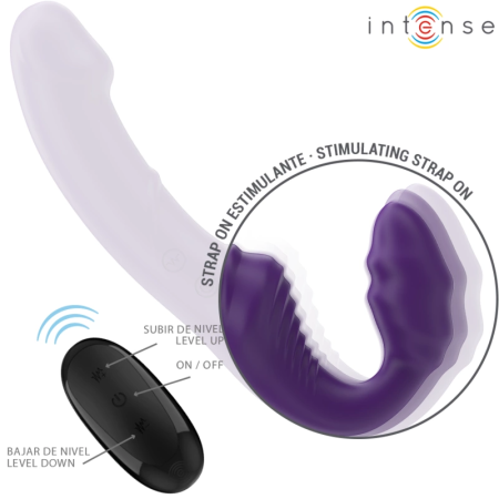 Intense JILL Double Stimulation Device 20 cm Purple Remote USB