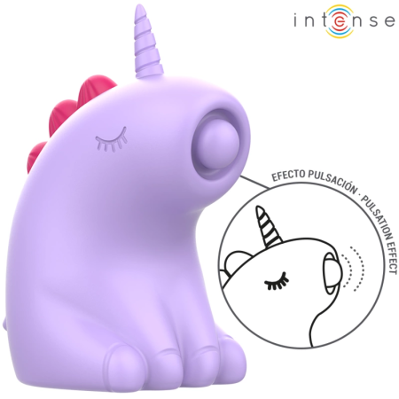 Intense Sweetie Unicorn Shape Tongue Stimulator Pink Silicone USB IPX7