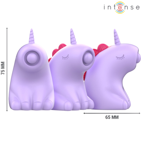 Intense Sweetie Unicorn Shape Tongue Stimulator Pink Silicone USB IPX7