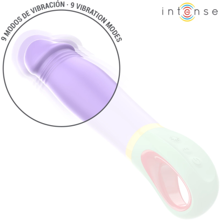 INTENSE Velma Classic Vibrator Purple - Waterproof Silicone, Multi-Speed