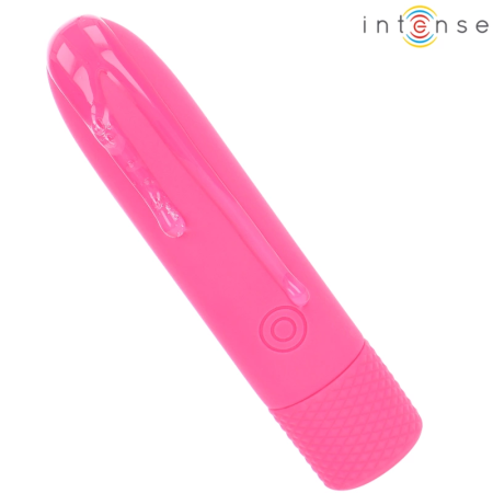 INTENSE SYMONE USB Mini Vibrating Device Pink 8 Modes 10cm x 2.2cm