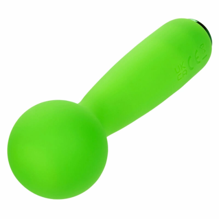 CalExotics Neon Vibes The Bubbly Vibe Mini Massager Green 10 Modes