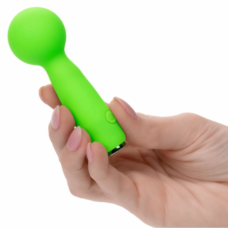 CalExotics Neon Vibes The Bubbly Vibe Mini Massager Green 10 Modes