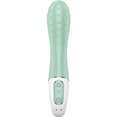 Satisfyer Air Pump Vibrator 3 G-Spot Mint Adjustable Silicone Model