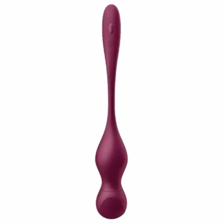 Satisfyer Love Birds Vary Vibrating Exercise Balls Wine Red App-Controlled