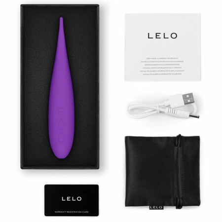 LELO DOT Travel Precision Intimate Device Purple Compact Design