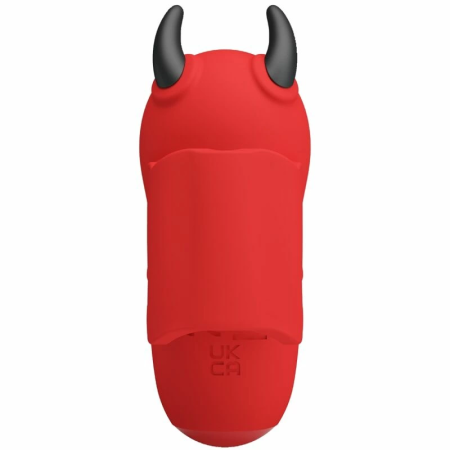 Pretty Love Mini Fun Toys Magic Devil Red - Compact Silicone Stimulator USB