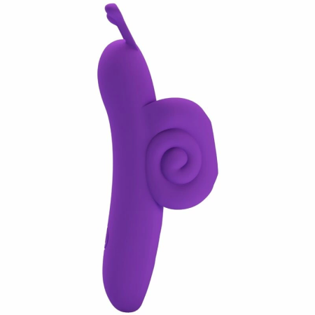 Pretty Love Snail Intimate Finger Device 10 Modes Purple USB Rechargeable