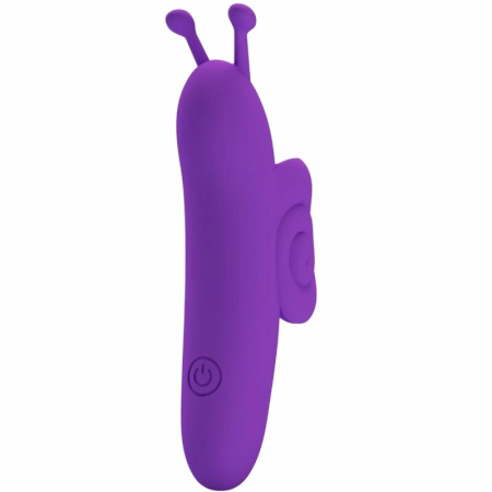 Pretty Love Snail Intimate Finger Device 10 Modes Purple USB Rechargeable