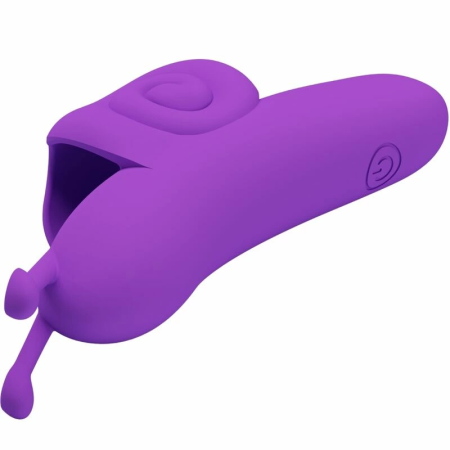 Pretty Love Snail Intimate Finger Device 10 Modes Purple USB Rechargeable