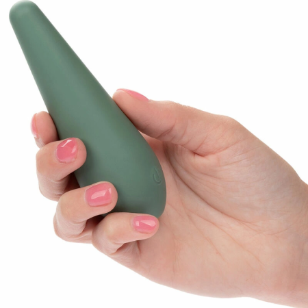 CalExotics Mod Chic Precision Massager Green - 10-Speed Liquid Silicone
