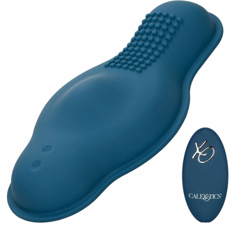 CalExotics Dual Rider Blue - Dual-Motor Remote Massager, 12 Modes, Waterproof