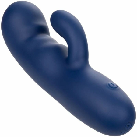 CalExotics Cashmere Silk Duo Blue - Dual-Motor Flexible Massager, Waterproof