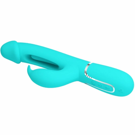 Pretty Love Kampas Aqua Green 3-in-1 Multi-Function Intimate Device