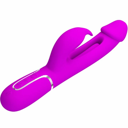 Pretty Love Kampas Fuchsia 3-in-1 Multifunctional Intimate Device