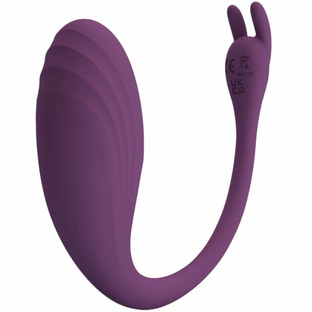 Pretty Love Catalina App-Controlled Silicone Vibrator, Purple, 12 Modes