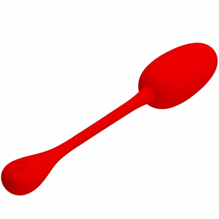 Pretty Love Knucker Red Wireless Silicone Vibration Egg - 12 Modes USB