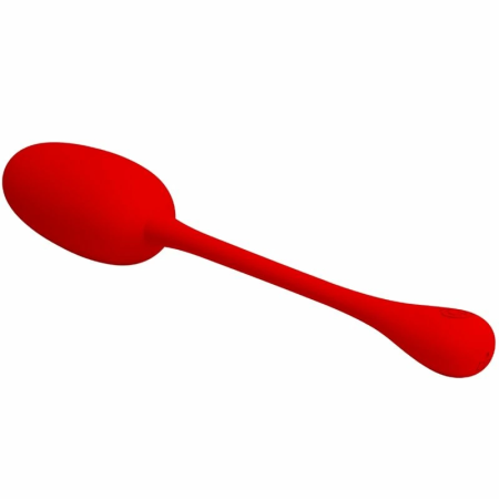Pretty Love Knucker Red Wireless Silicone Vibration Egg - 12 Modes USB
