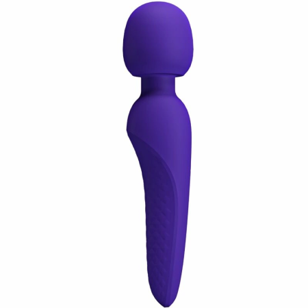 Pretty Love Meredith Massager 12-Speed Silicone Waterproof Purple 21.5cm