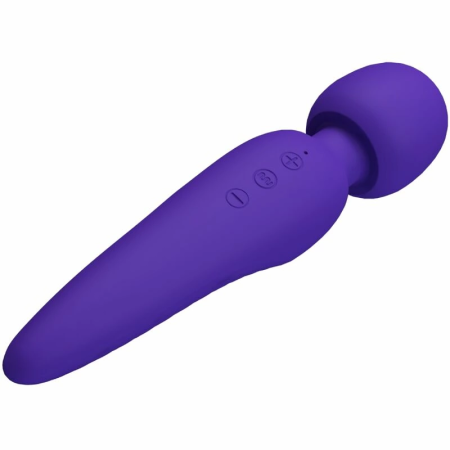 Pretty Love Meredith Massager 12-Speed Silicone Waterproof Purple 21.5cm