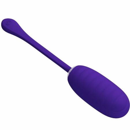 Pretty Love Kirk Rechargeable Wireless Vibrating Egg Purple