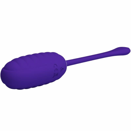Pretty Love Kirk Rechargeable Wireless Vibrating Egg Purple