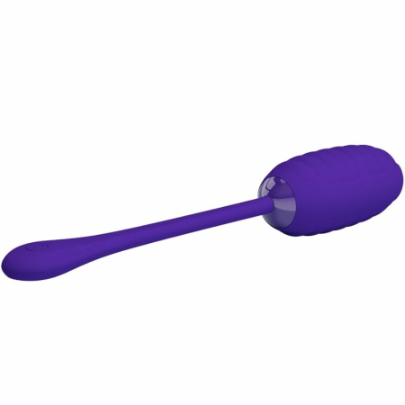 Pretty Love Kirk Rechargeable Wireless Vibrating Egg Purple