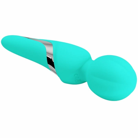 Pretty Love Walter Aqua Green Wand - 7 Modes, 5 Intensities, Silicone Massager
