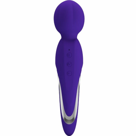 Pretty Love Walter Wand Vibrator Purple - 7 Modes, Silicone, USB Charge