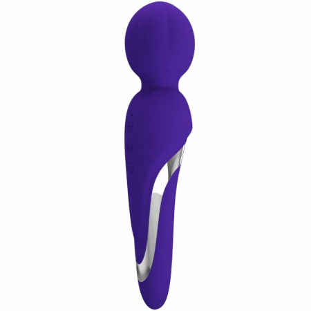 Pretty Love Walter Wand Vibrator Purple - 7 Modes, Silicone, USB Charge
