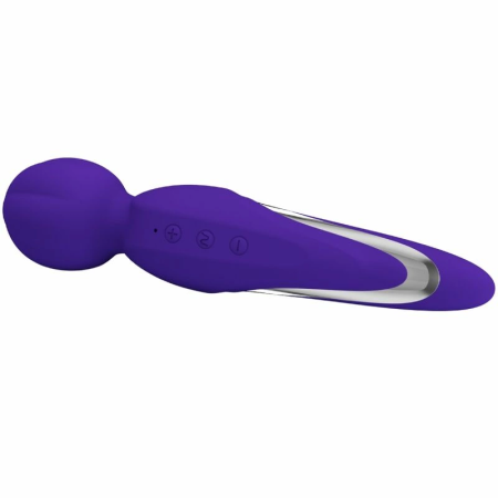 Pretty Love Walter Wand Vibrator Purple - 7 Modes, Silicone, USB Charge
