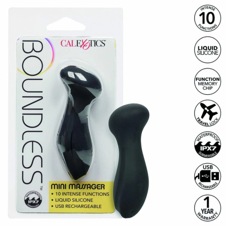 CalExotics Boundless Mini Massager Liquid Silicone Waterproof 9.5cm