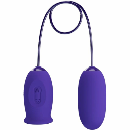 Pretty Love Daisy Youth Violet Wireless Stimulating Egg 12+3 Modes USB
