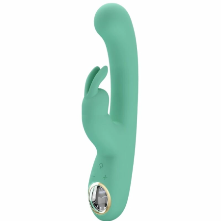 Pretty Love Lamar Rechargeable Silicone Dual Action Vibrator Green
