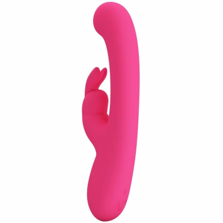 Pretty Love Lamar Pink Dual-Action Intimate Device, Curved G-Spot, USB