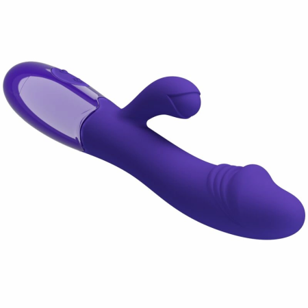 Pretty Love Snappy Youth Violet Dual-Function Rechargeable Massager