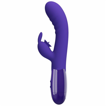 Pretty Love Cerberus Youth Violet Dual-Action Silicone Vibrator USB