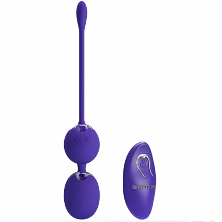 Pretty Love Willie Youth Remote-Control Intimate Trainer Violet Silicone