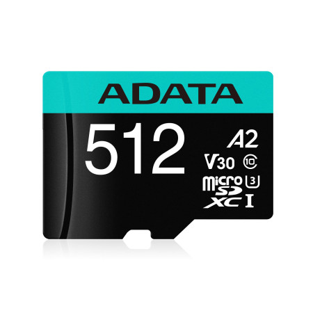 ADATA Premier Pro 512 GB MicroSDXC Klasės 10