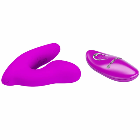 Pretty Love Melvin Intimate Dual Motor Silicone Device with Remote, Pink