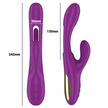 INTENSE Apolo Rechargeable Vibrating Device Purple 7 Modes Waterproof
