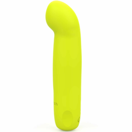 B SWISH BCUTE Curve Infinity Classic Rechargeable Silicone Yellow 10cm