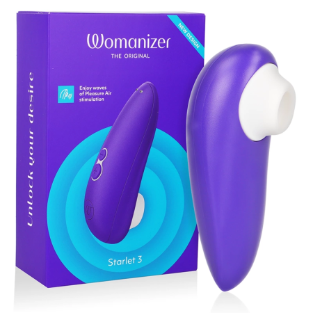 Womanizer Starlet 3 Indigo - Compact Air Pulse Intimate Device, 6 Levels
