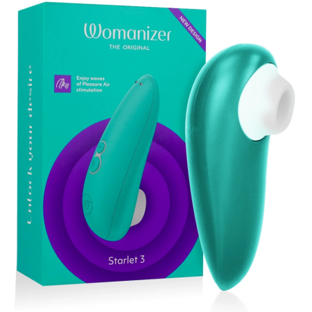 Womanizer Starlet 3 Intimate Air System Turquoise, 6 Levels, Waterproof