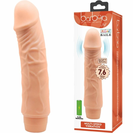 Baile Barbara Vibrating Intimate Device 20 cm Multi-Speed Skin Tone