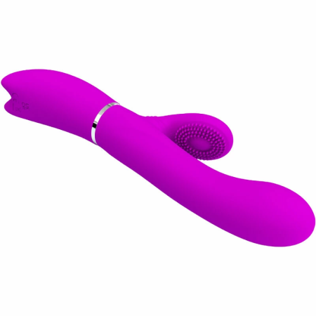 Pretty Love Clitoral Stimulator Vibrator Model 0602S Purple Silicone USB