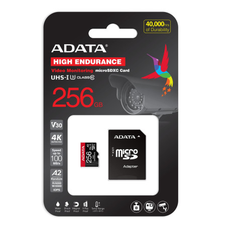 ADATA 256 GB MicroSDXC UHS-I Klasės 10 atminties kortelė